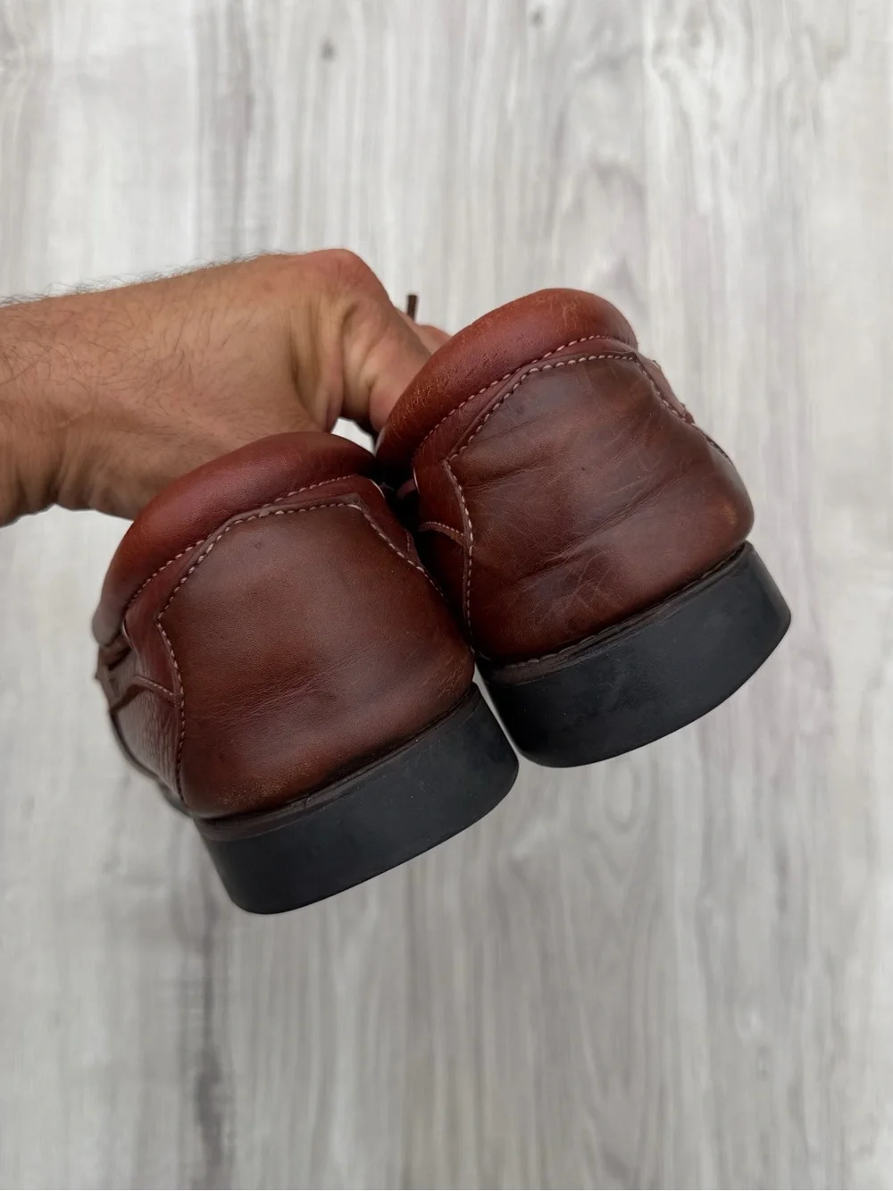 Allen Edmonds premium leather boat shoes